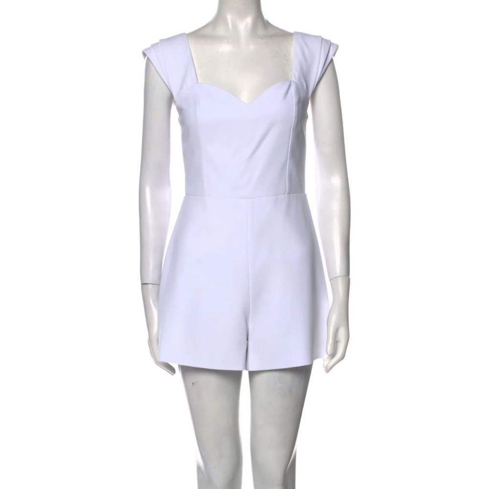 Alice and Olivia white romper